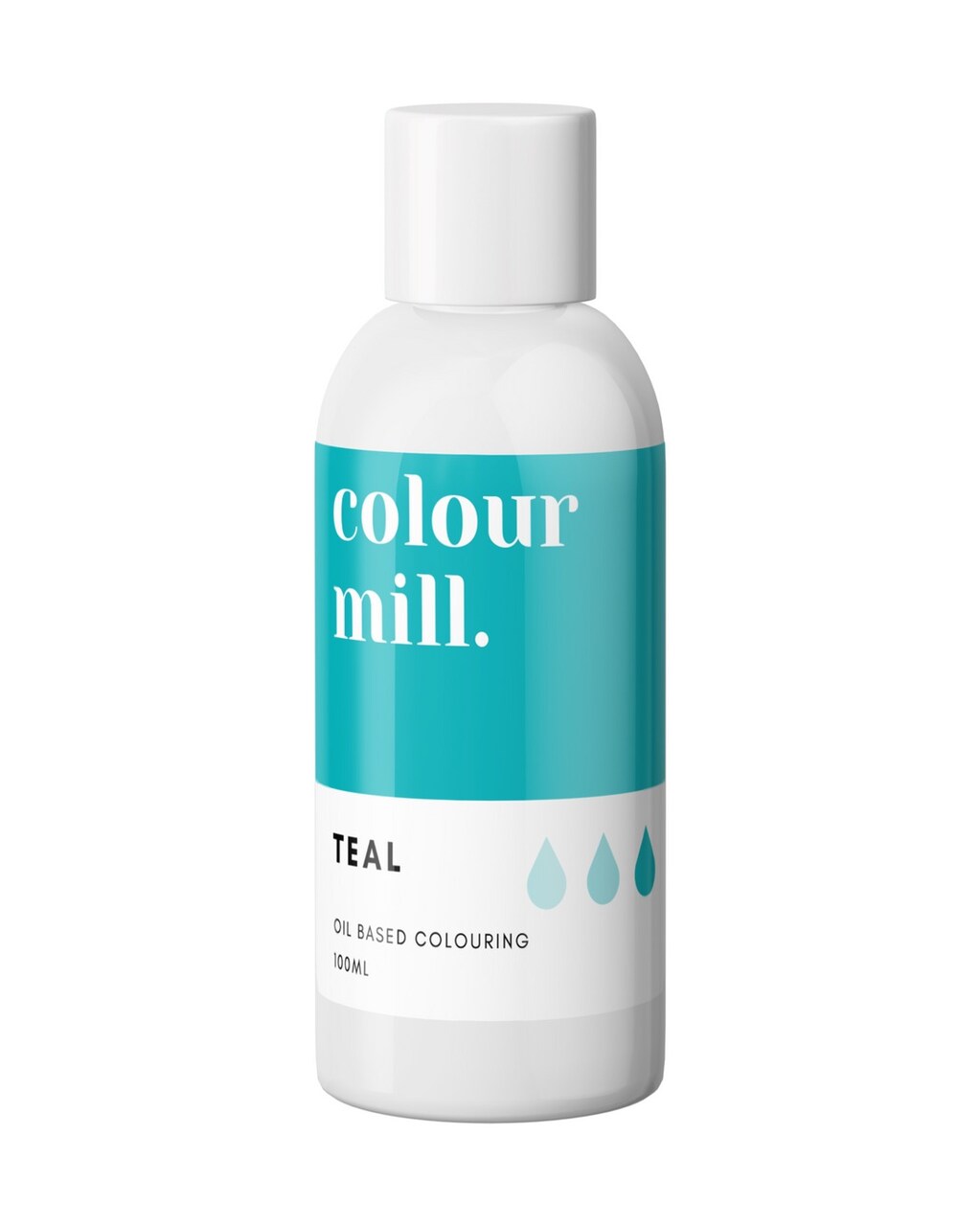 100ml Teal Oil Based Food Coloring Gel for Baking Buttercream Vegan Halal Kosher Certified